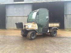 2011 Kubota RTV900 diesel 4wd gator, with heater, radio, cab lights, reversing light.