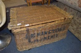 Large Wicker Laundry Basket