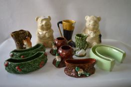 Collection of Sylvac Posies, Pixie Jars, Honey Jars, etc.