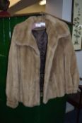 Waist Length Acrylic Faux Fur Coat