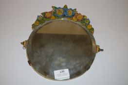 Wall Mounted Circular Barbola Mirror