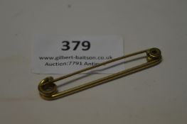 Yellow Metal Tie Pin