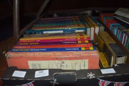 Box of 1970/80's Haynes Car Manuals