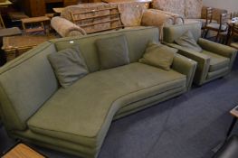 G-Plan Green Upholstered 1950's Three Piece Suite