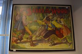 Framed Pantomime Poster 