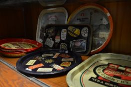 Collection of Brewery Advertising Trays
