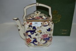 Masons Blue Mandalay Tea Kettle