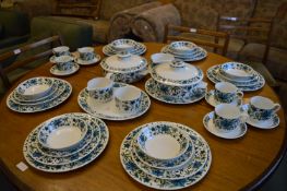 Midwinter Blue Floral Patterned Dinner Service