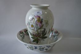Portmeirion Botanic Gardens Vase and Bowl