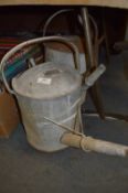 Two Galvanised Watering Cans