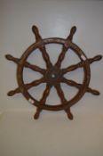 Oak Ships Wheel