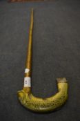 Walking Cane with Fish Handle