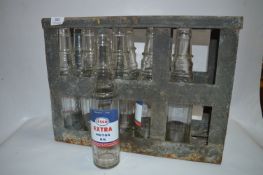 Esso Motor Oil Crate Containing Ten Motor Oil One Pint Bottles