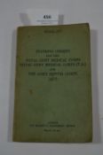 WWII Royal Army Medical Corps Booklet