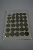 Collection of Six Pence Coins 1937-1967