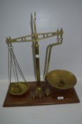 Large Brass Scales with Brass Weights