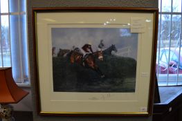 Framed Horse Racing Print Limited Edition 