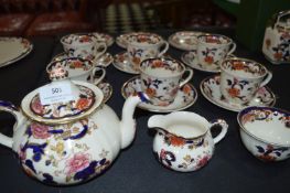 Masons Blue Mandalay Twenty One Piece Tea Set
