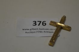 9cT Gold Cross - Approx. 0.9 g