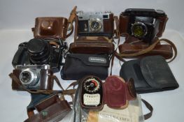 Box Lot of Vintage Cameras