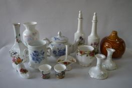 Collection of Pottery Including Portmeirion, Royal Albert, etc.