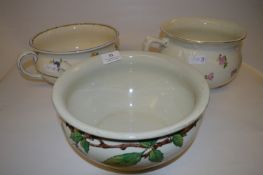 Three Decorated Potties