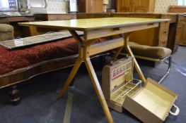 Kandya Yellow Topped Dining Table