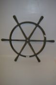 Brass Ship/Barge Wheel