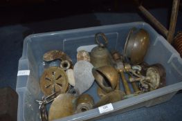 Boating Propellers, Ship Bells, Pulleys, Brass Rail Handles, etc.