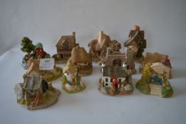 Twelve Various Lilliput Lane Cottages