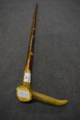 Horn Handled Walking Cane