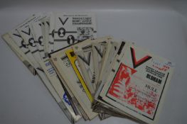 Collection of Hull FC Rugby League Programmes