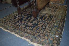 Persian Blue Patterned Rug 6'7