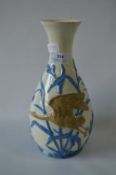 Eichwald Pottery Vase with Swan Decoration