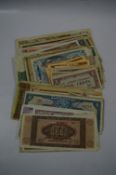 Collection of Old Bank Notes