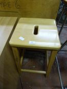 Beech High Seat Stool