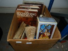 Box of Hardback Books, Ornaments, Mugs, etc.