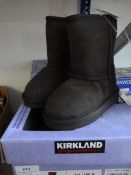 *Children's Shearling Boots (Chocolate Brown) Size:9