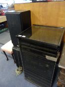 Akai and Technics HiFi Unit with Speakers