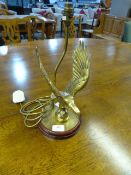 Brass Eagle Table Lamp