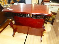 Magazine Rack Side Table