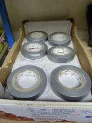 Twelve Rolls of Silver Tickitape