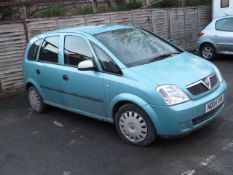 Vauxhall Meriva Life 8V 2004,1.6L Petrol, MOT August 2017 Reg: NP04 VRK.