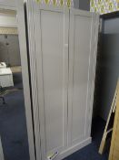 *Grey Double Wardrobe