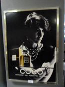 Framed Poster Coco Chanel