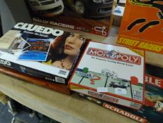 Boxed Board Games Scrabble, Monopoly, Cluedo and a Games Compendium Set
