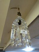 Crystal Glass Droplet Ceiling Light