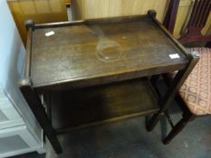 Oak Two Tier Side Table