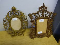 Two Gilt Photo Frames