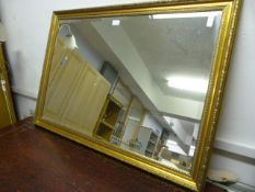 Gilt Framed Bevelled Edge Wall Mirror